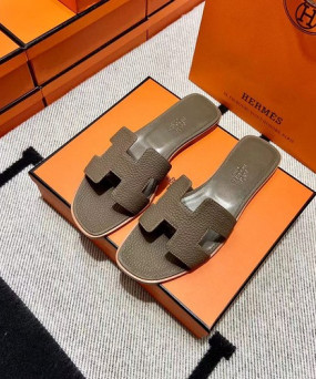 에르메스 올수공 오란 슬리퍼 샌들 토고 37